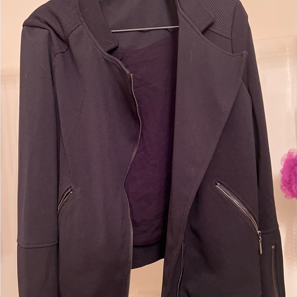 Matty M Black Zip Up Jacket